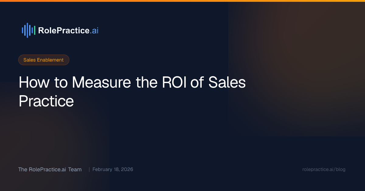 How to Measure the ROI of Sales Practice