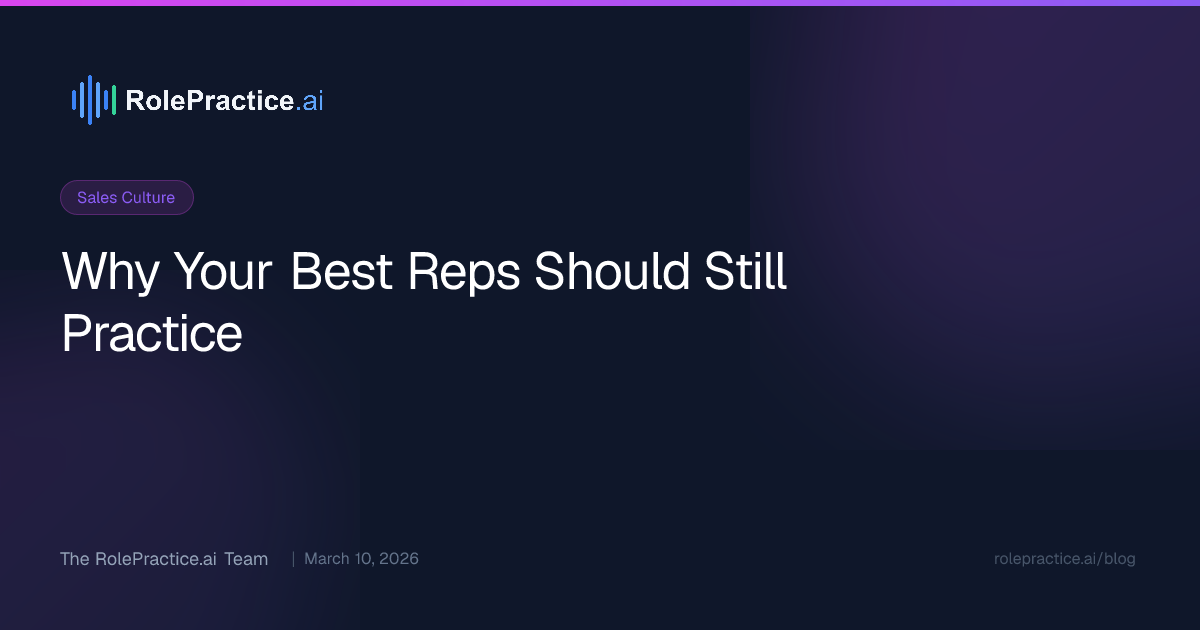 Why Your Best Reps Should Still Practice