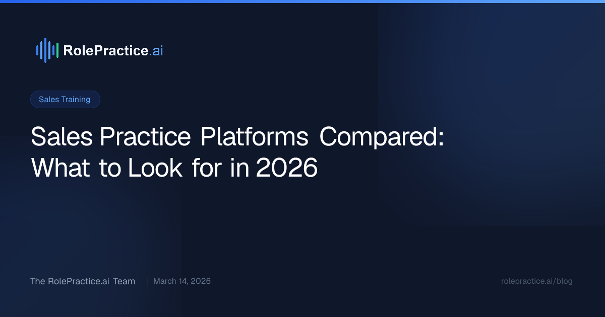 Sales Practice Platforms Compared: What to Look for in 2026
