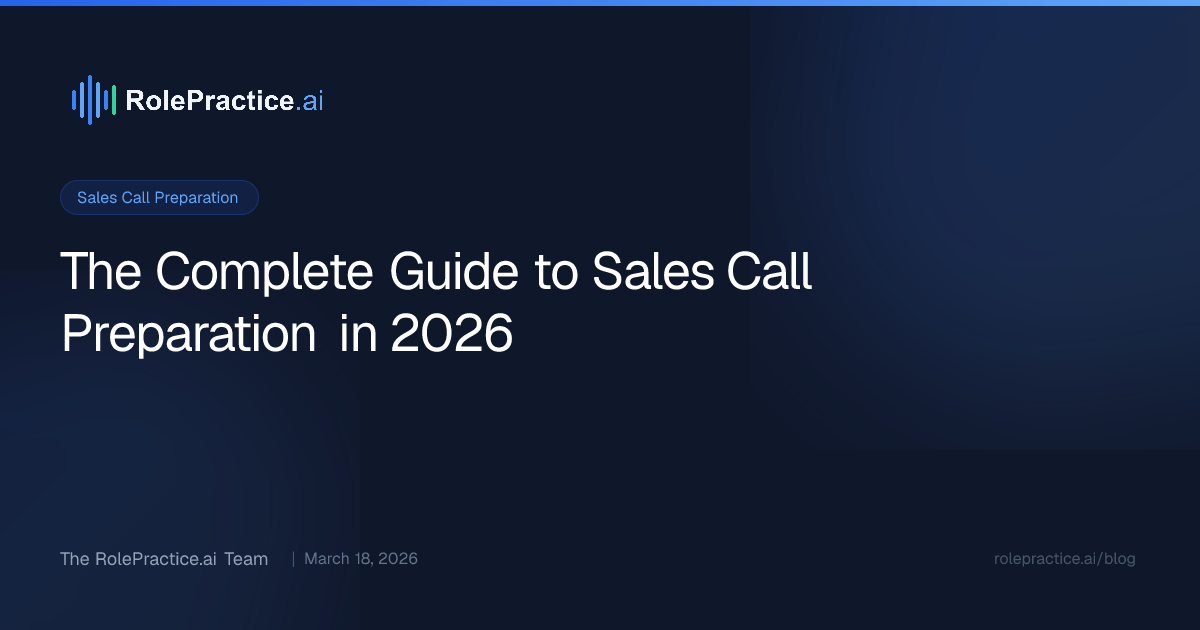 The Complete Guide to Sales Call Preparation in 2026